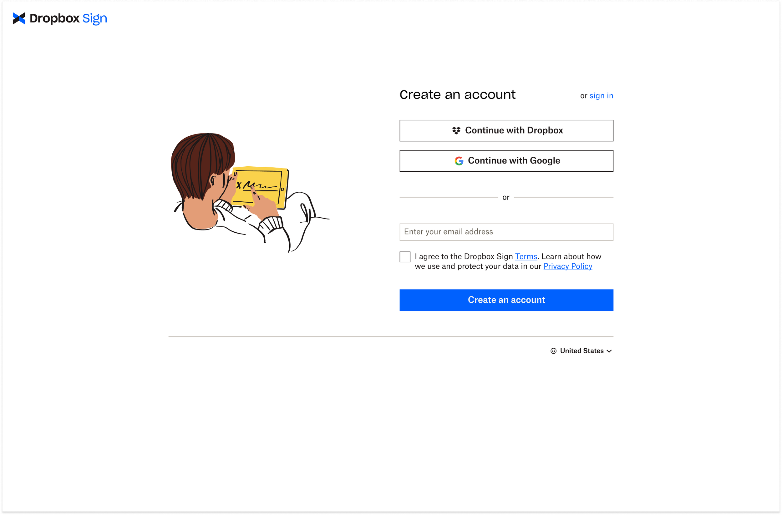 Dropbox Sign rebrand